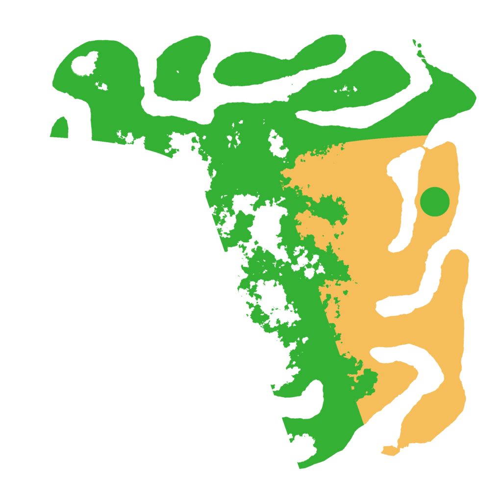 Biome Rust Map: Barren, Size: 4500, Seed: 5433396