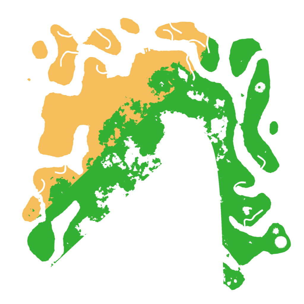 Biome Rust Map: Procedural Map, Size: 4500, Seed: 958178