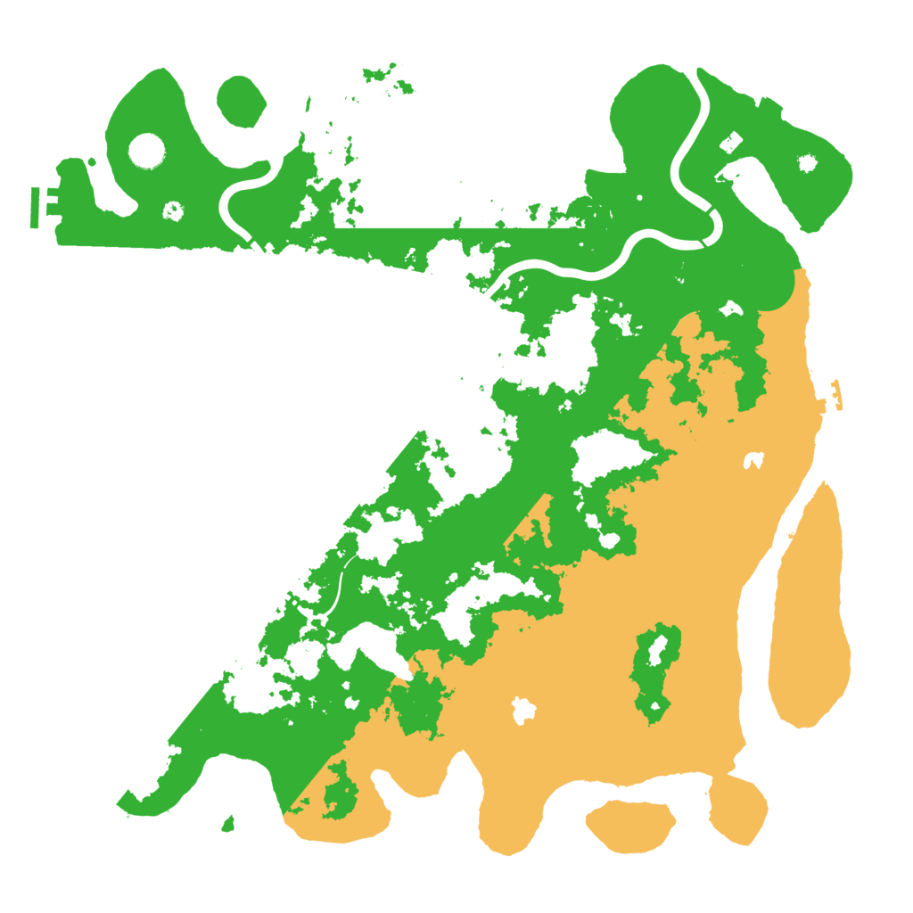 Biome Rust Map: Procedural Map, Size: 4500, Seed: 2792606