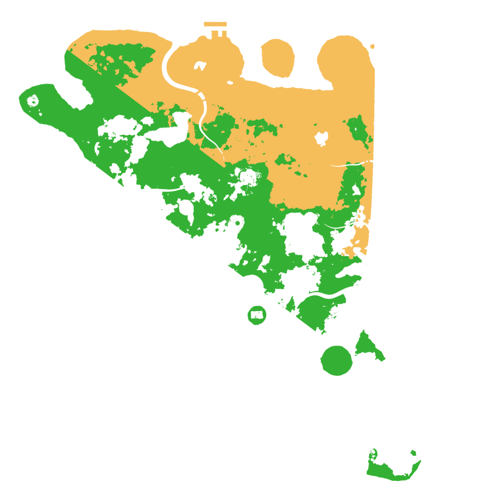 Biome Rust Map: Procedural Map, Size: 4500, Seed: 5366159
