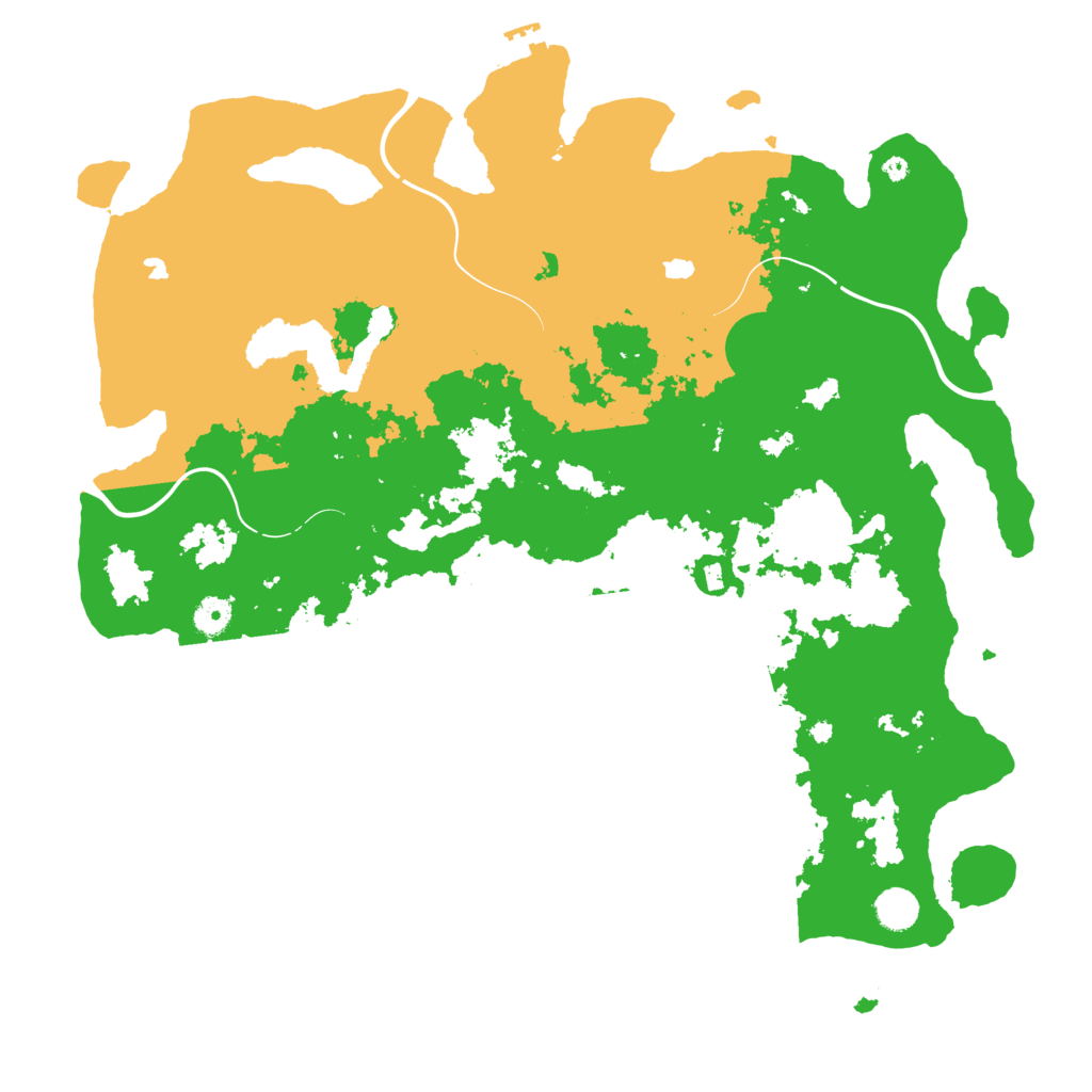 Biome Rust Map: Procedural Map, Size: 4500, Seed: 2644344
