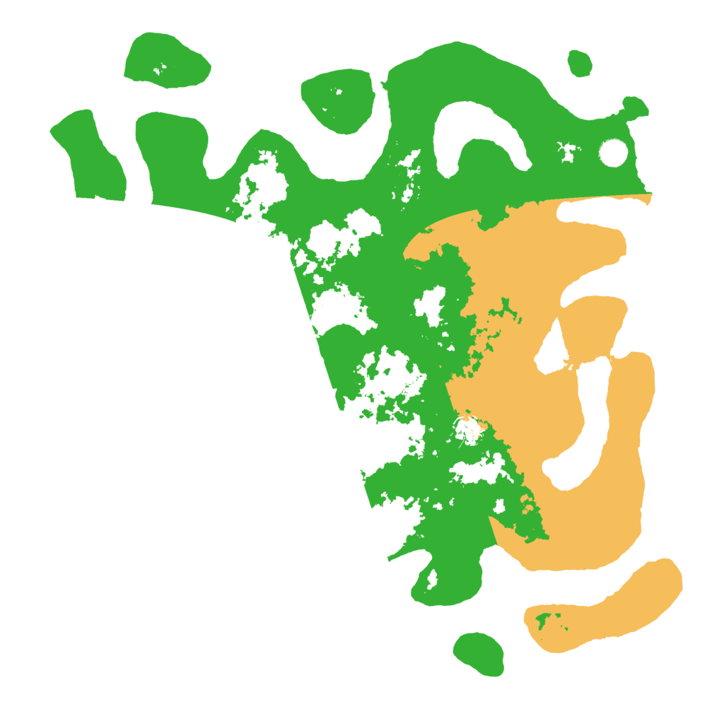 Biome Rust Map: Barren, Size: 4500, Seed: 3343405