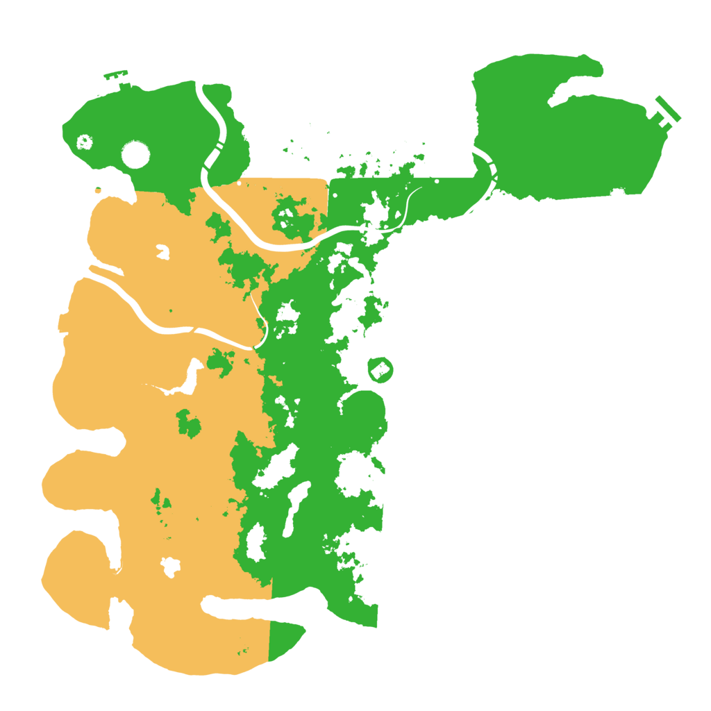 Biome Rust Map: Procedural Map, Size: 4500, Seed: 4569267