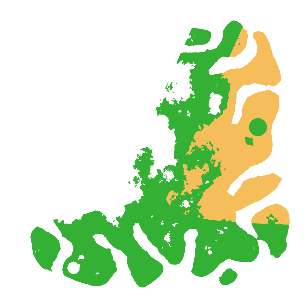 Biome Rust Map: Barren, Size: 4500, Seed: 5617294