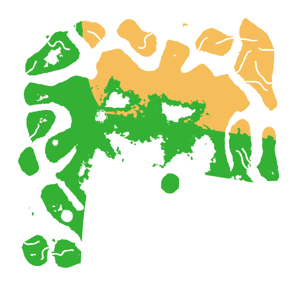 Biome Rust Map: Procedural Map, Size: 4500, Seed: 2258513