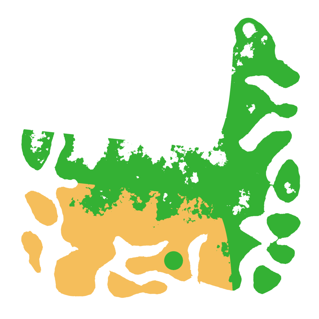 Biome Rust Map: Barren, Size: 4500, Seed: 3647675