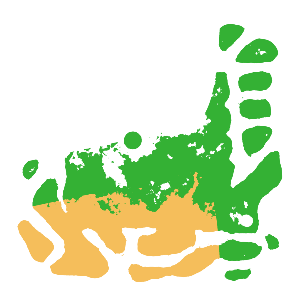 Biome Rust Map: Barren, Size: 4500, Seed: 5174015