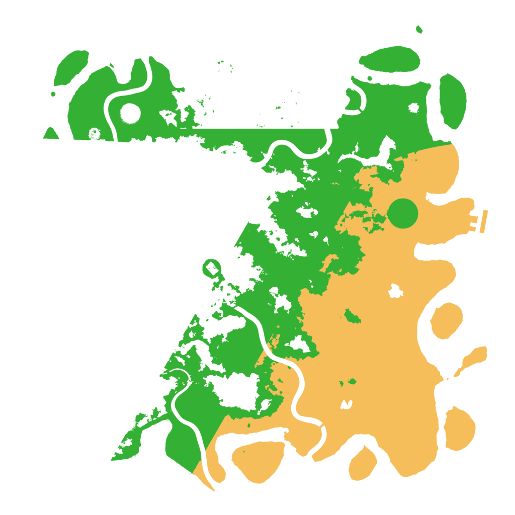 Biome Rust Map: Procedural Map, Size: 4500, Seed: 5181935