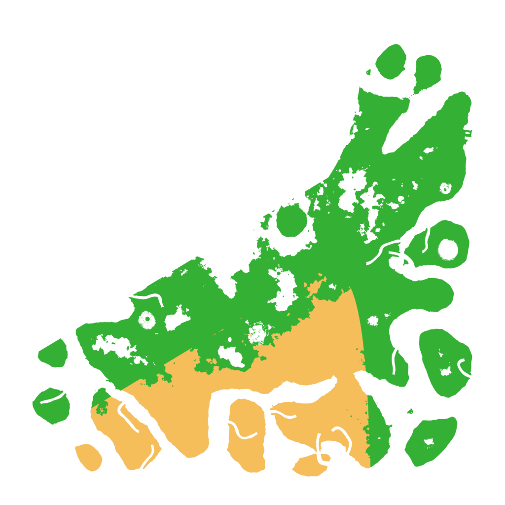 Biome Rust Map: Procedural Map, Size: 4500, Seed: 3766057