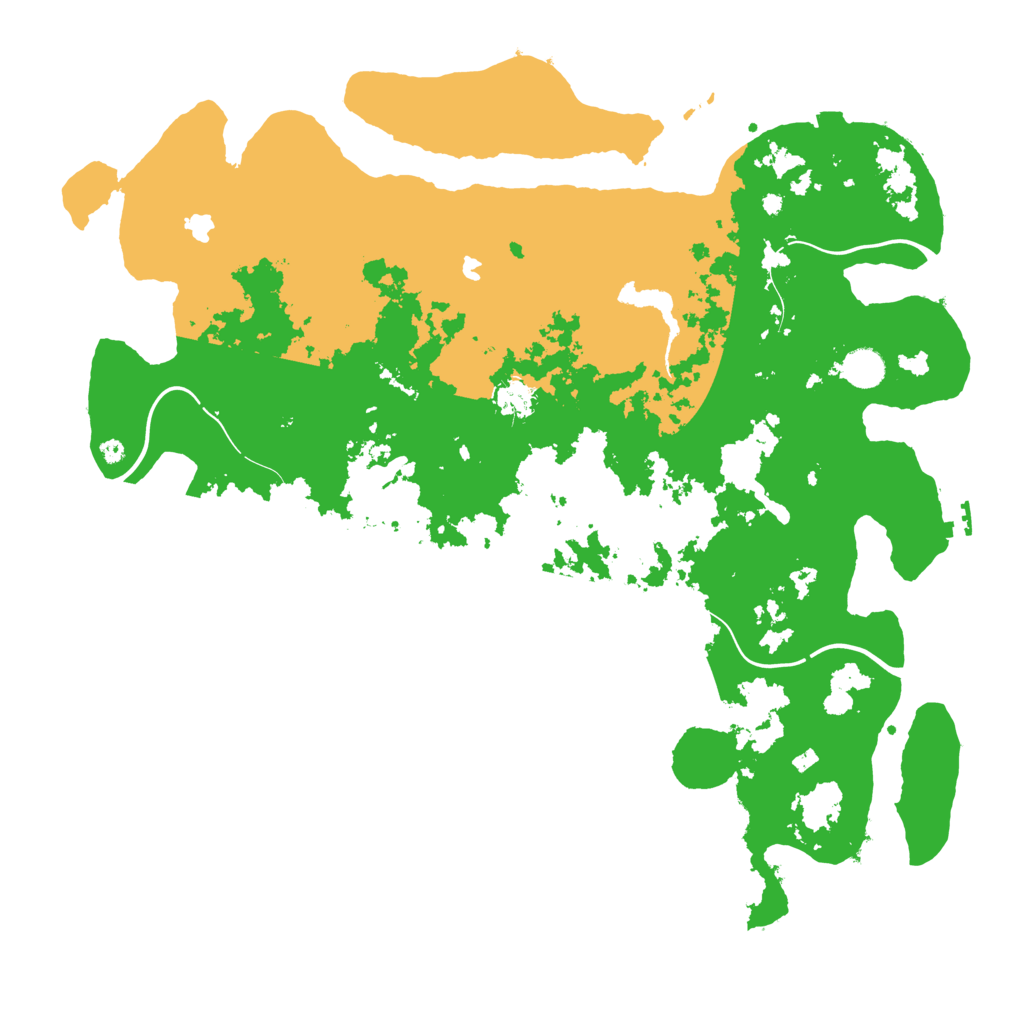 Biome Rust Map: Procedural Map, Size: 4500, Seed: 6303582