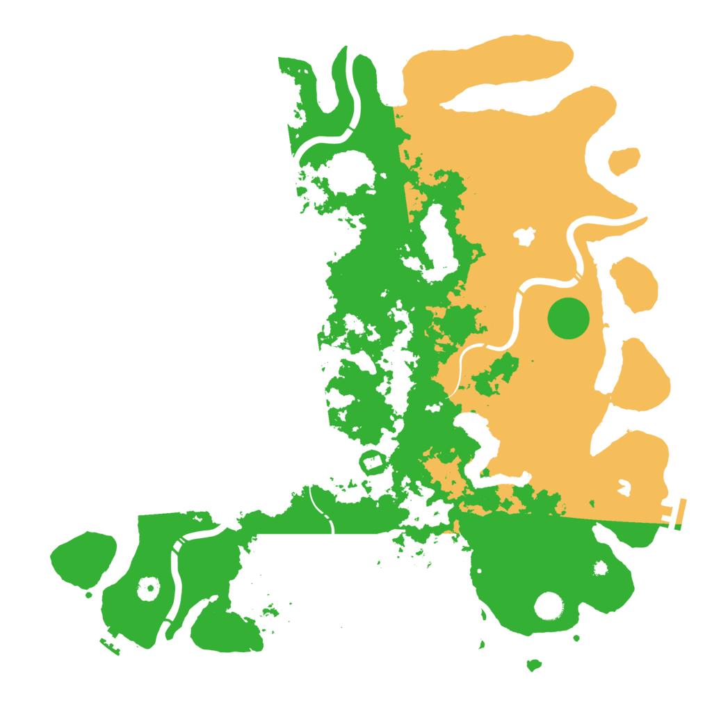 Biome Rust Map: Procedural Map, Size: 4500, Seed: 2682811