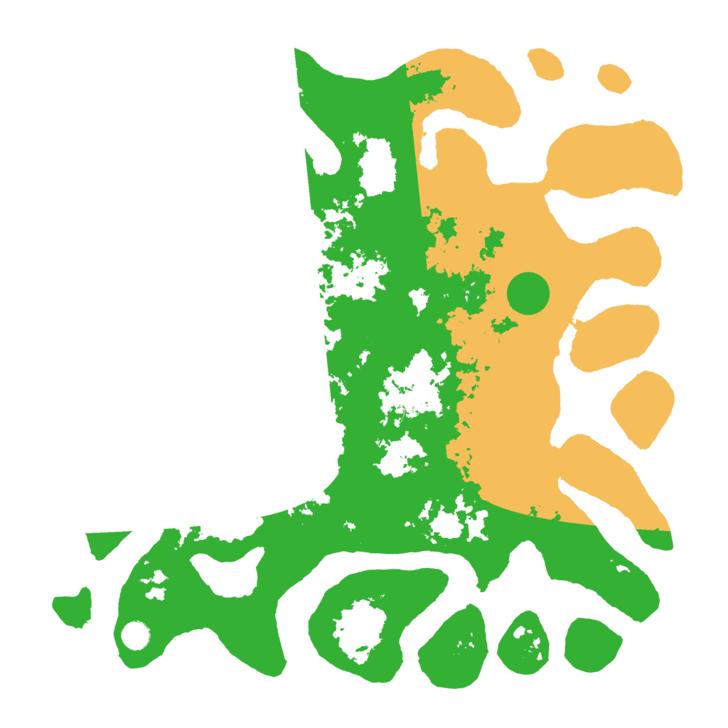 Biome Rust Map: Barren, Size: 4500, Seed: 5265851