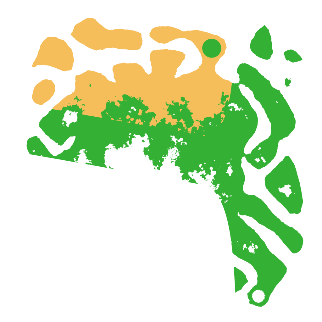 Biome Rust Map: Barren, Size: 4500, Seed: 3353546