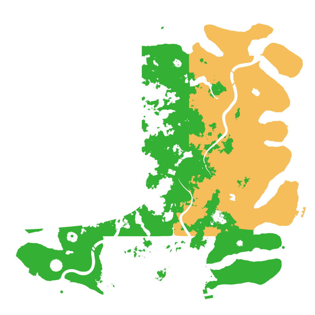 Biome Rust Map: Procedural Map, Size: 4500, Seed: 2304197