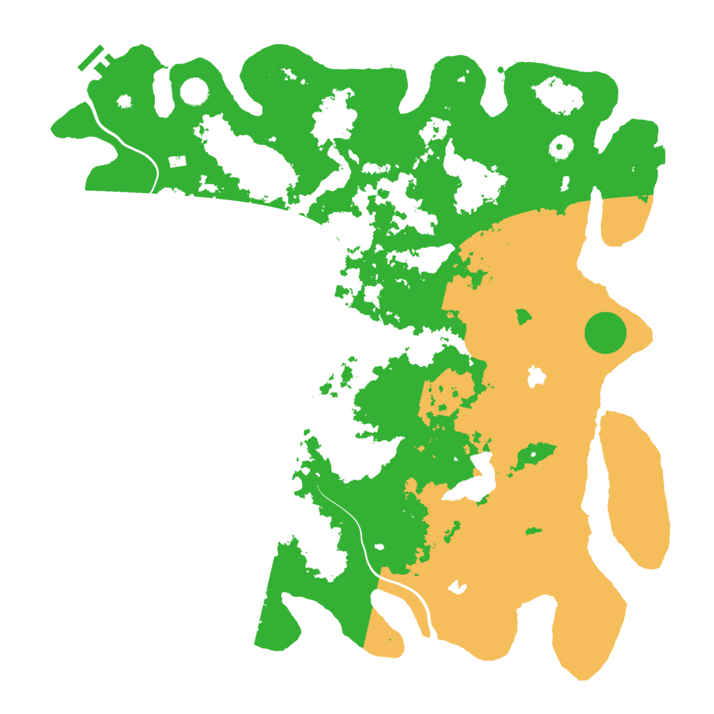 Biome Rust Map: Procedural Map, Size: 4500, Seed: 6204022