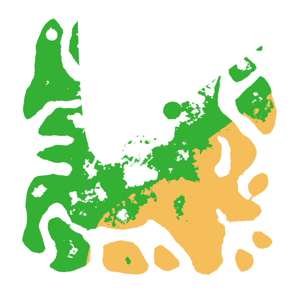 Biome Rust Map: Barren, Size: 4500, Seed: 553059