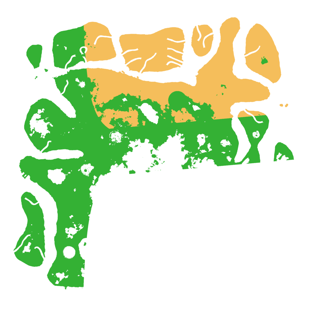 Biome Rust Map: Procedural Map, Size: 4500, Seed: 3075423