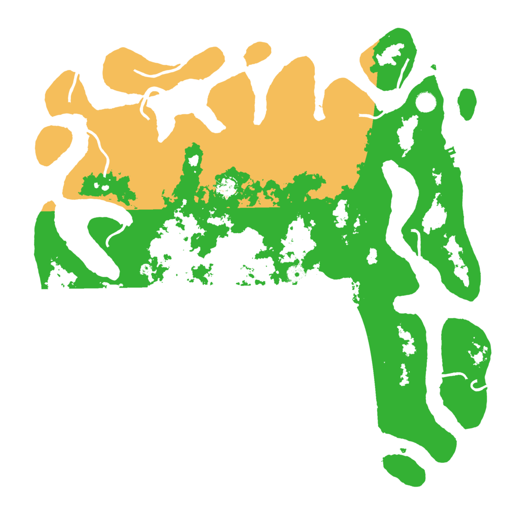 Biome Rust Map: Procedural Map, Size: 4500, Seed: 3361205