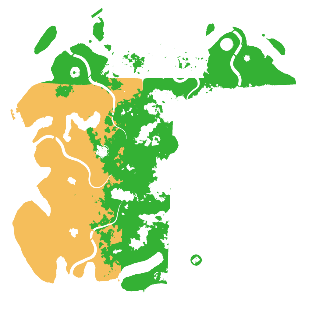 Biome Rust Map: Procedural Map, Size: 4500, Seed: 2705098