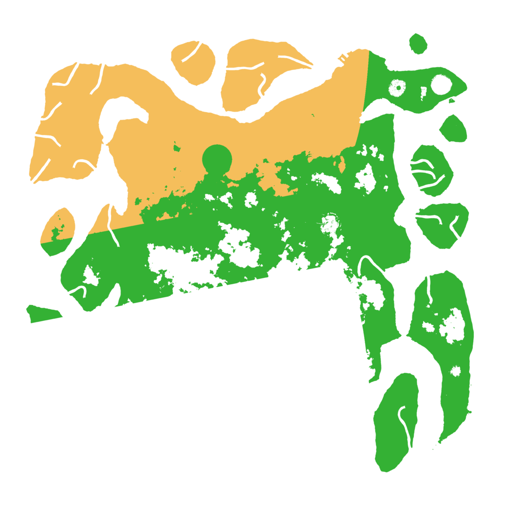 Biome Rust Map: Procedural Map, Size: 4500, Seed: 445781
