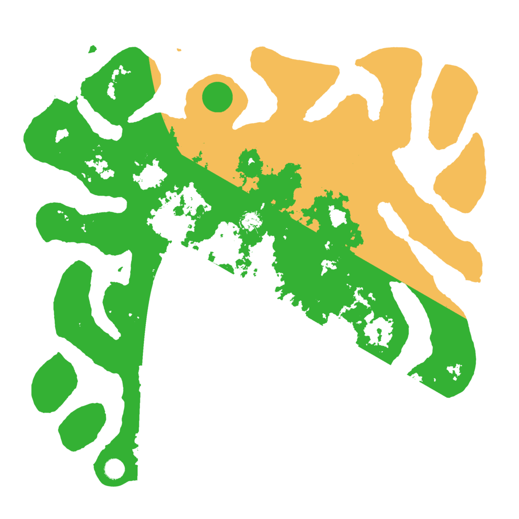 Biome Rust Map: Barren, Size: 4500, Seed: 1460844