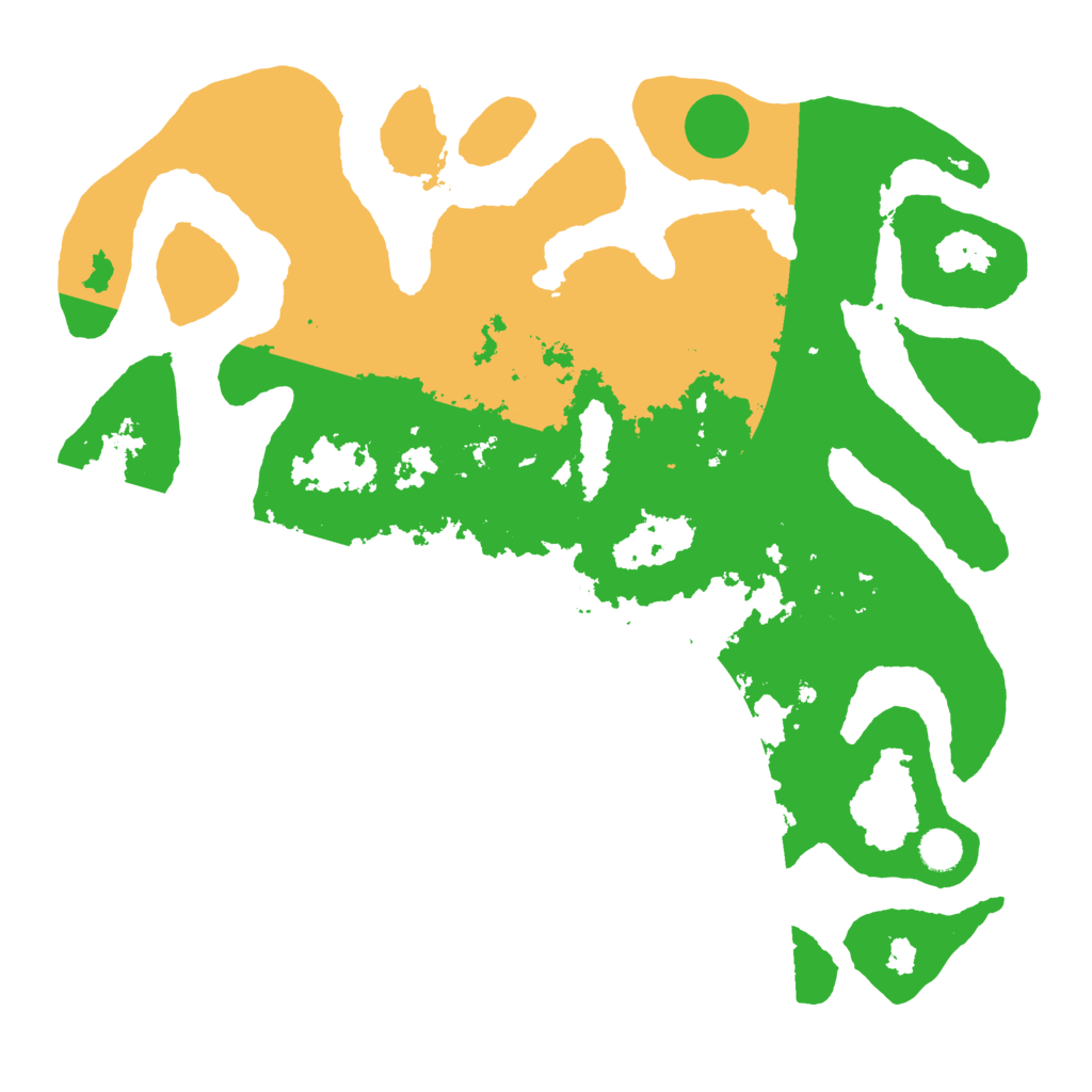 Biome Rust Map: Barren, Size: 4500, Seed: 90330