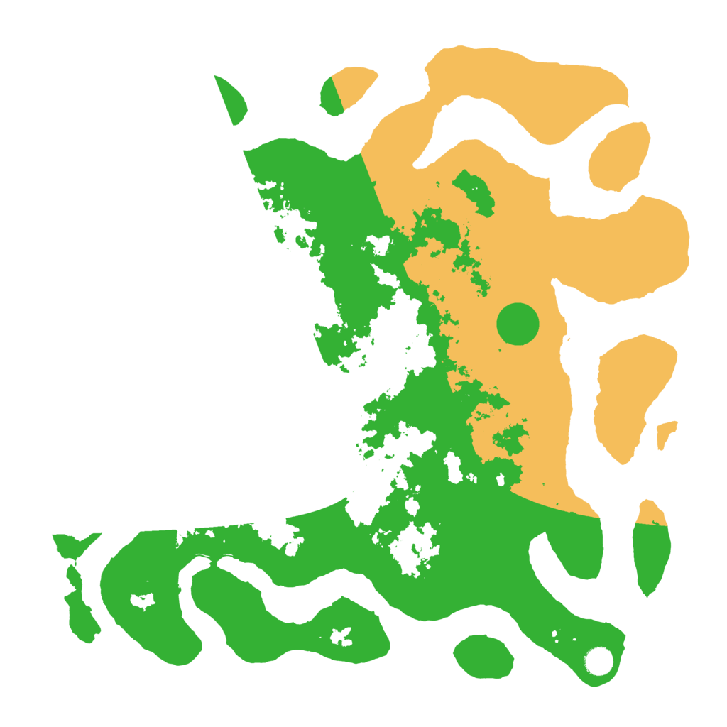 Biome Rust Map: Barren, Size: 4500, Seed: 5842500