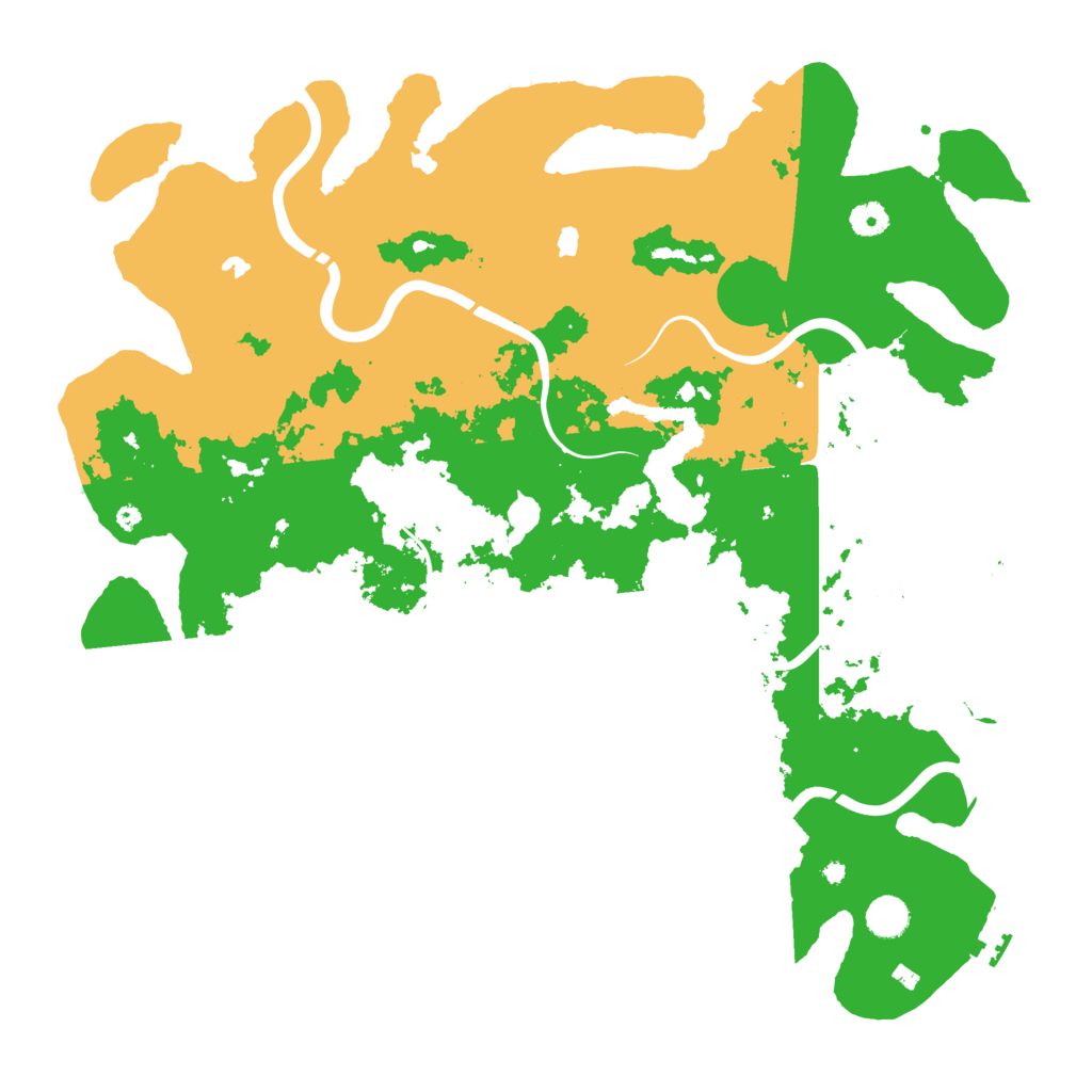 Biome Rust Map: Procedural Map, Size: 4500, Seed: 4743198