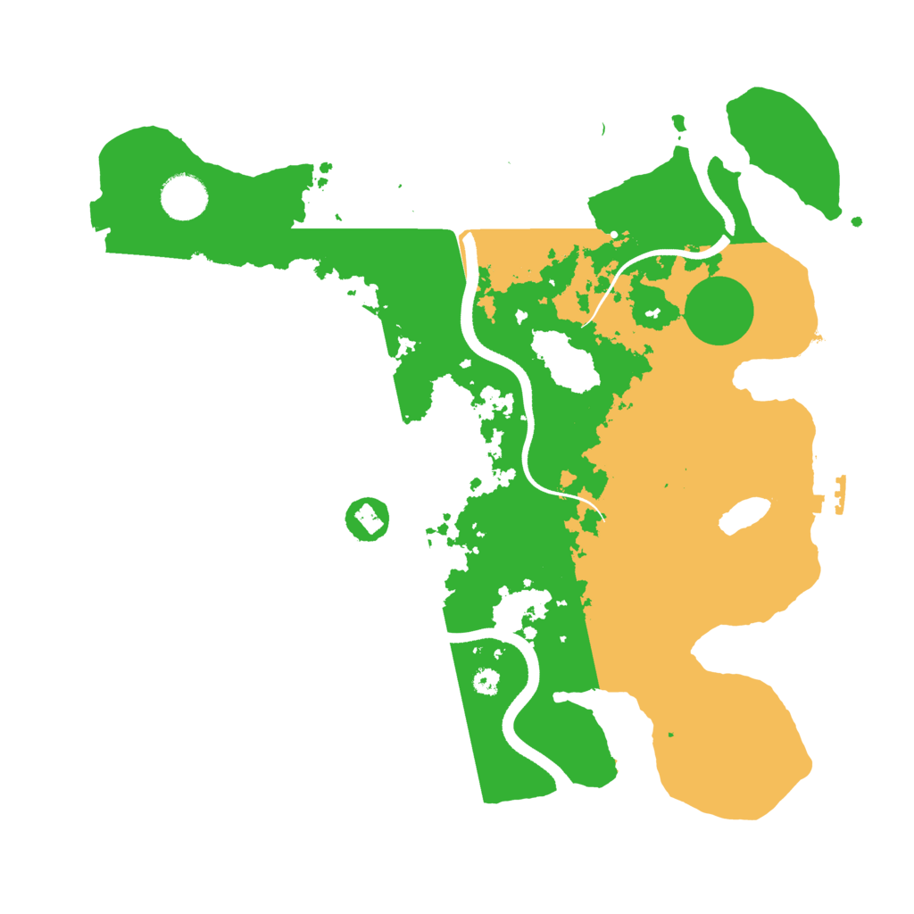 Biome Rust Map: Procedural Map, Size: 3500, Seed: 1491839845