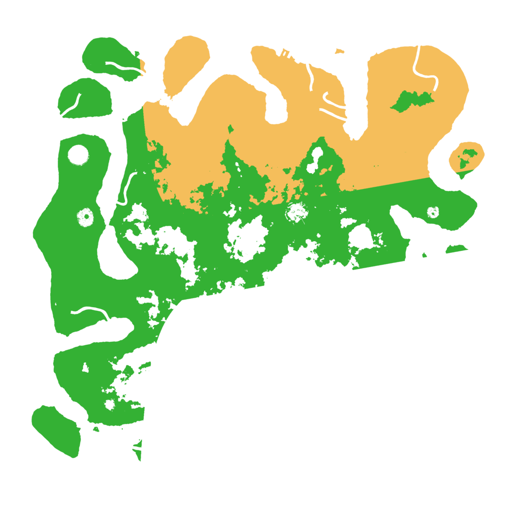 Biome Rust Map: Procedural Map, Size: 4500, Seed: 2540012