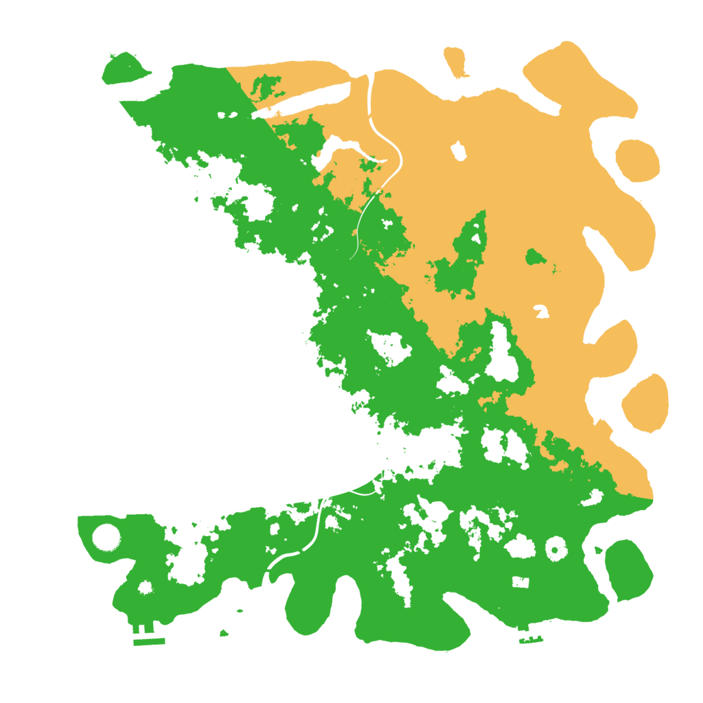Biome Rust Map: Procedural Map, Size: 4500, Seed: 4743731