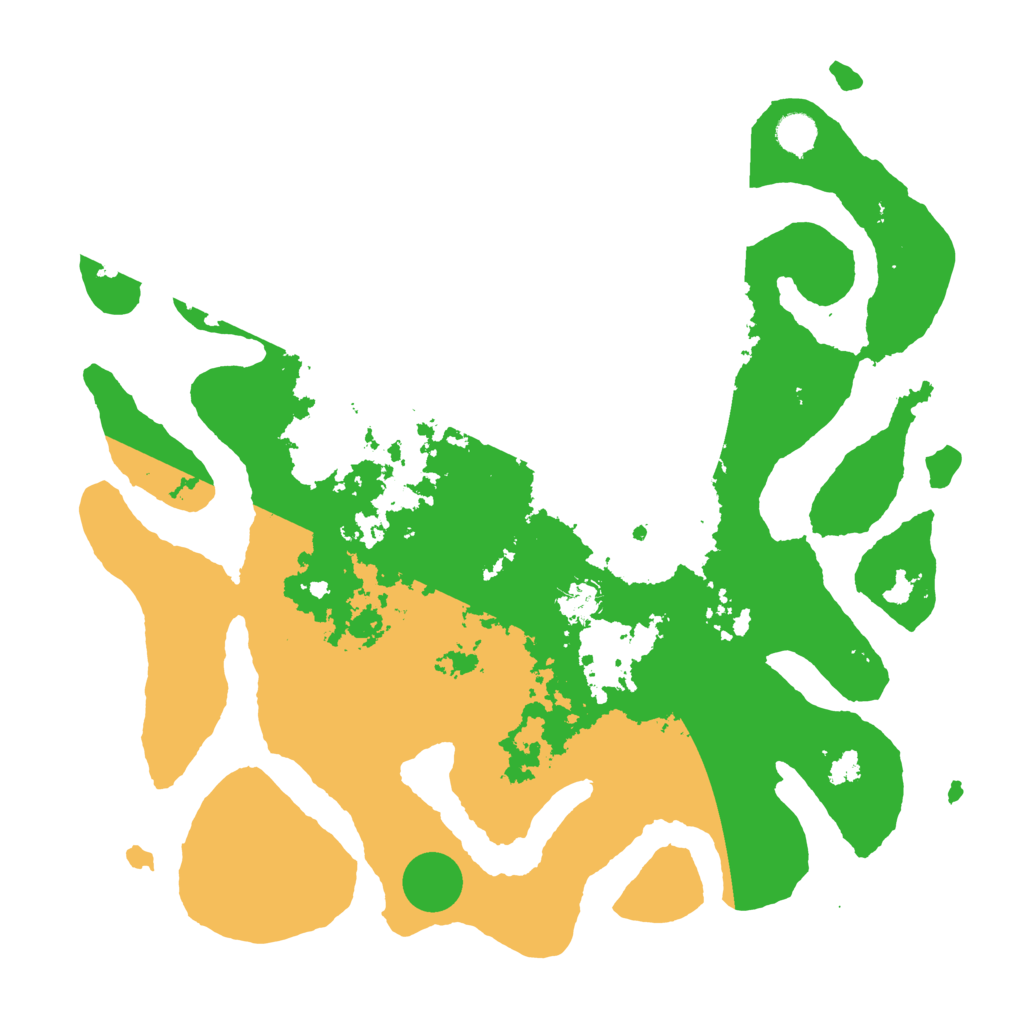 Biome Rust Map: Barren, Size: 4500, Seed: 3047424