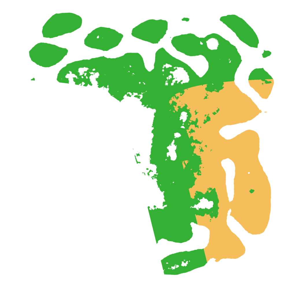 Biome Rust Map: Barren, Size: 4500, Seed: 821713