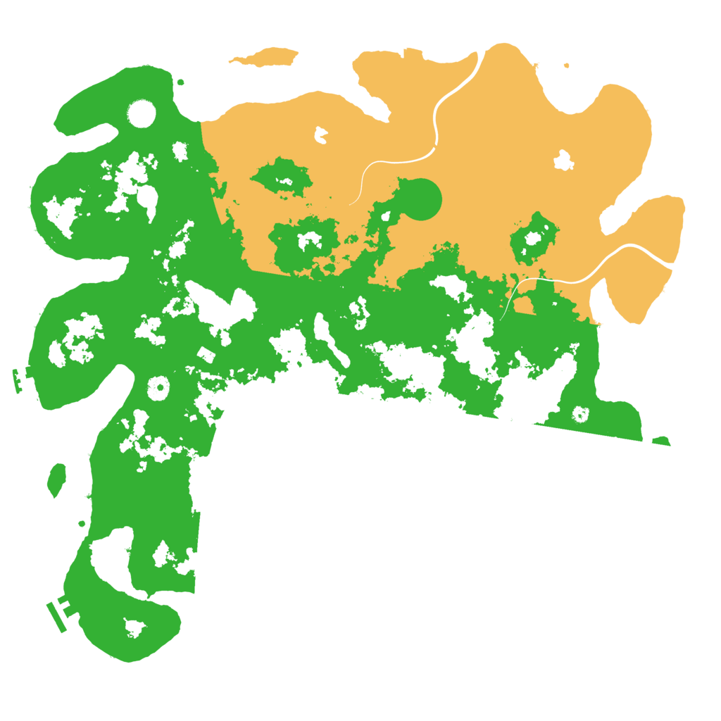 Biome Rust Map: Procedural Map, Size: 4500, Seed: 5709945