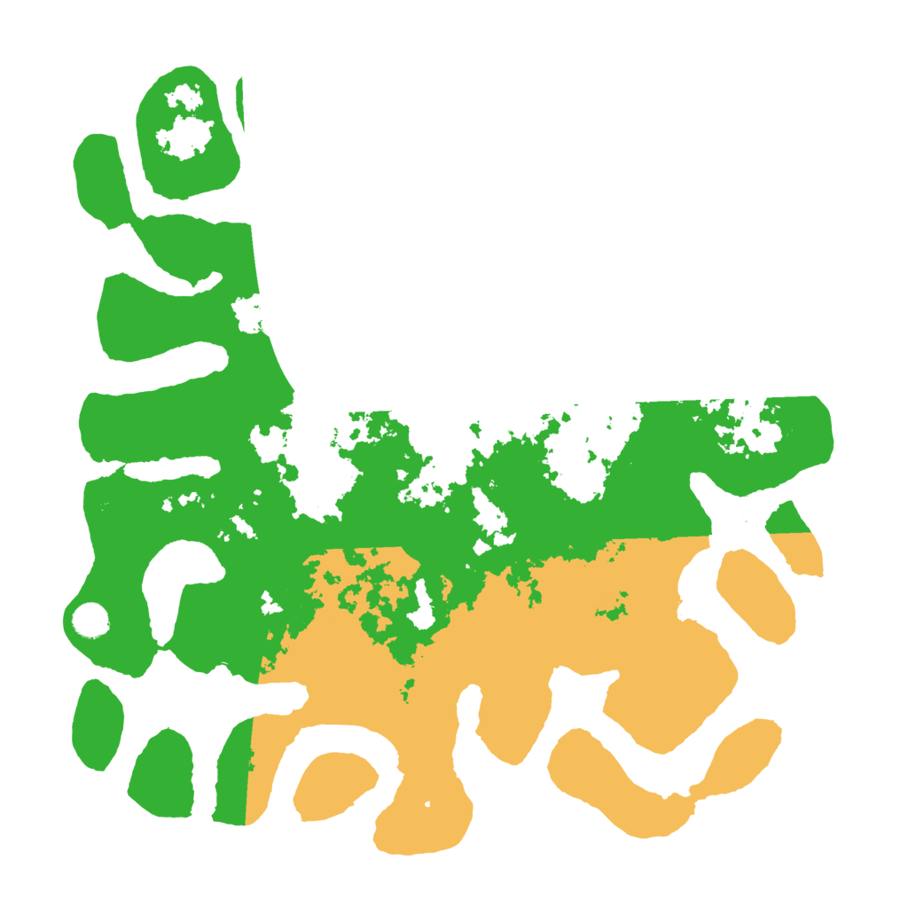 Biome Rust Map: Barren, Size: 4500, Seed: 595823