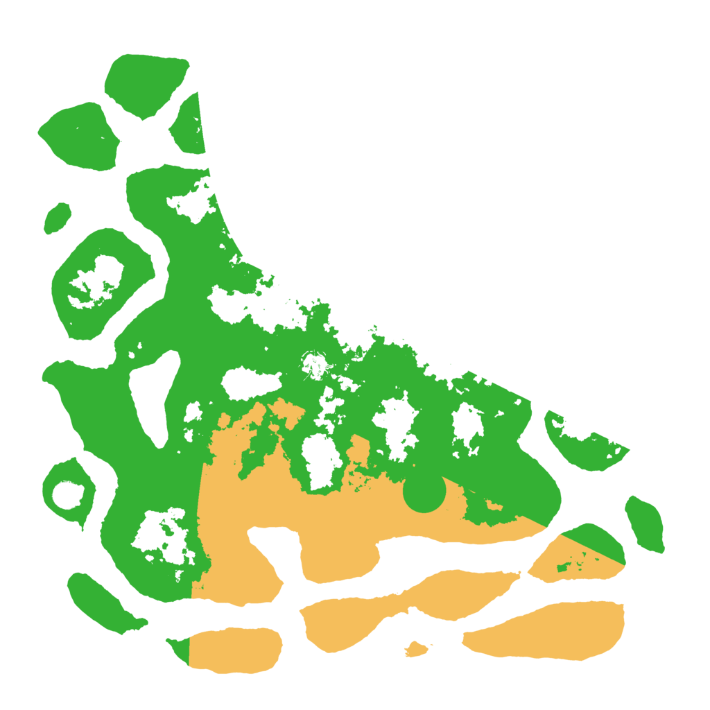 Biome Rust Map: Barren, Size: 4500, Seed: 153890