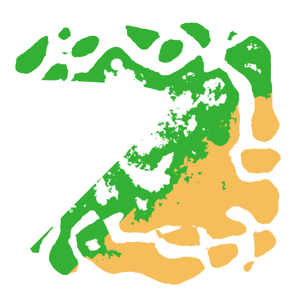 Biome Rust Map: Barren, Size: 4500, Seed: 609145