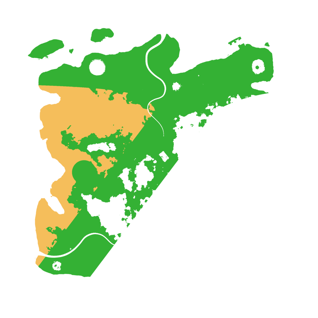 Biome Rust Map: Procedural Map, Size: 3500, Seed: 730561547