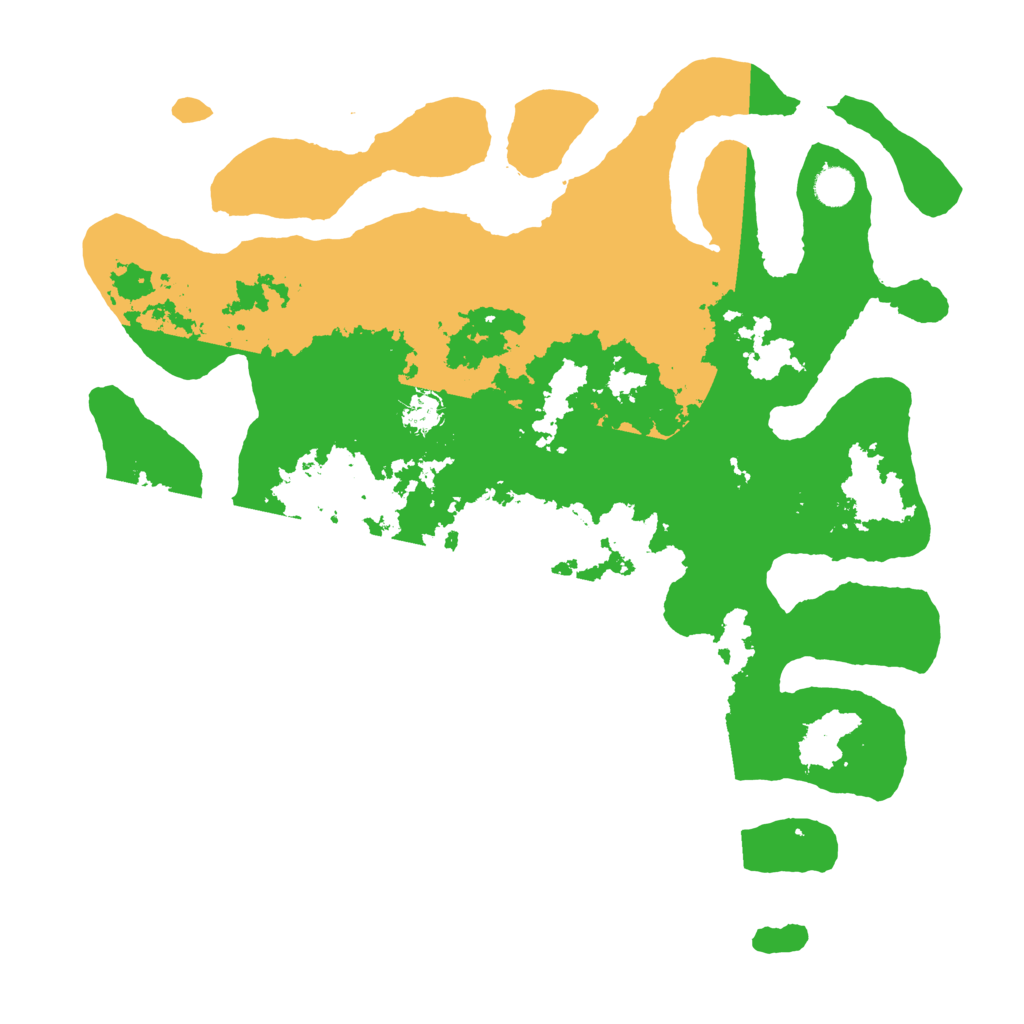 Biome Rust Map: Barren, Size: 4500, Seed: 6033726