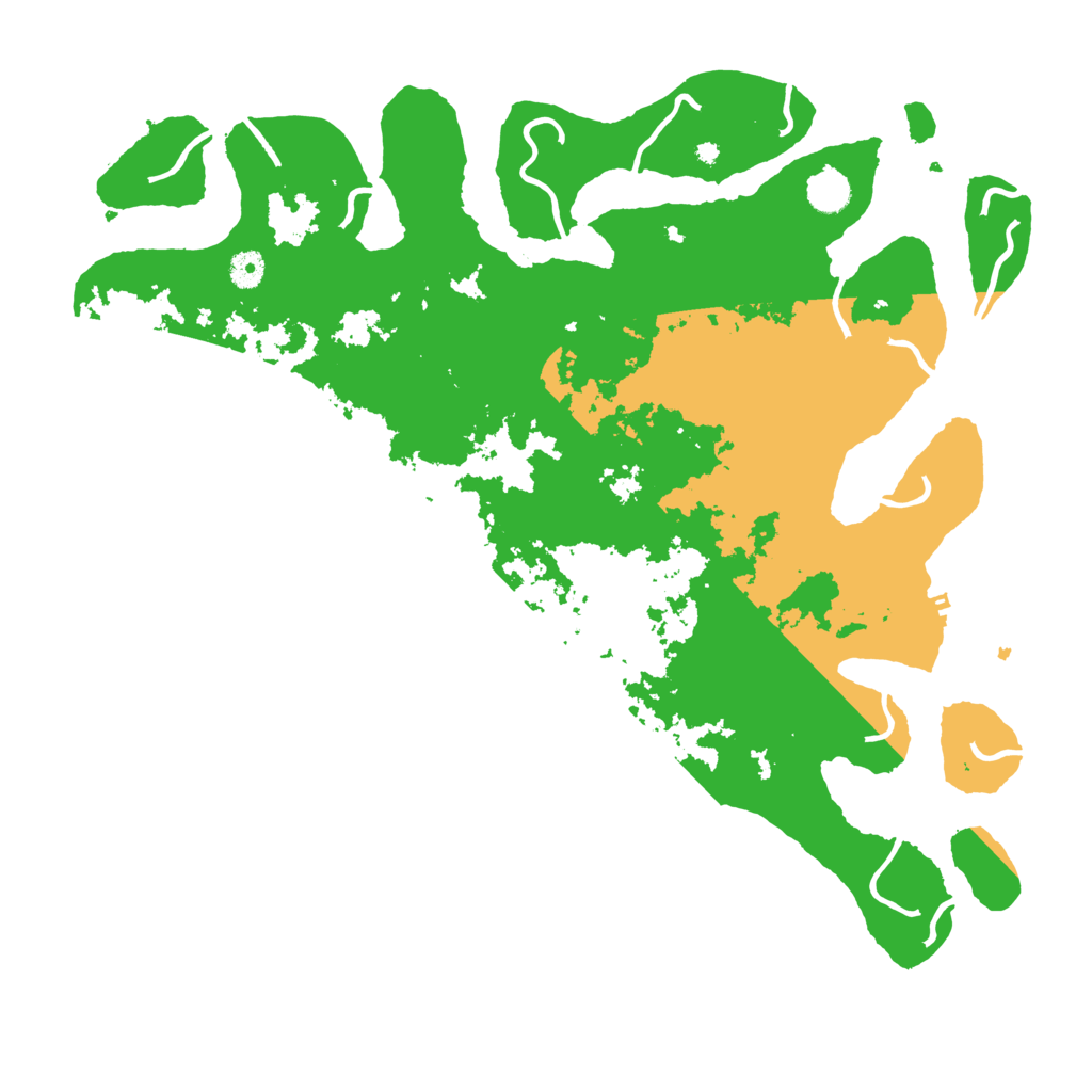 Biome Rust Map: Procedural Map, Size: 4500, Seed: 6375464