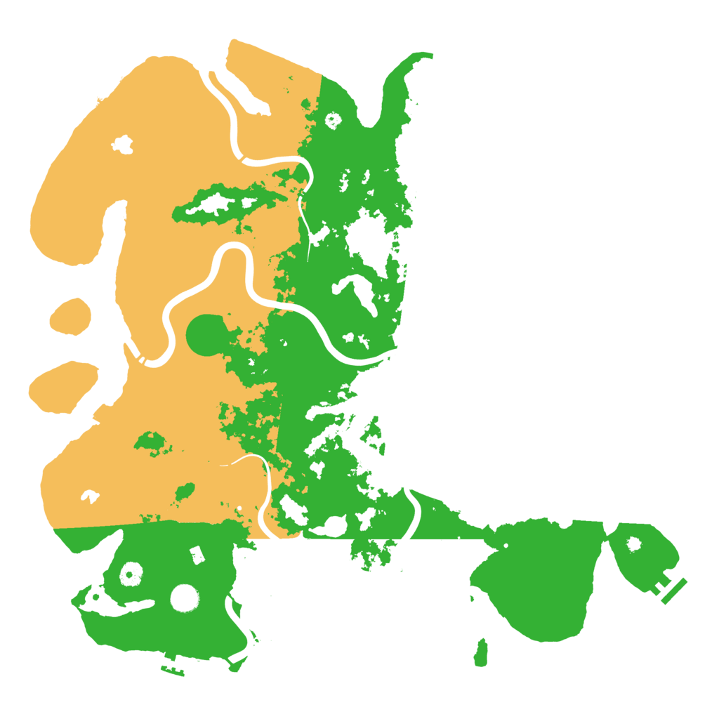 Biome Rust Map: Procedural Map, Size: 4500, Seed: 3736964