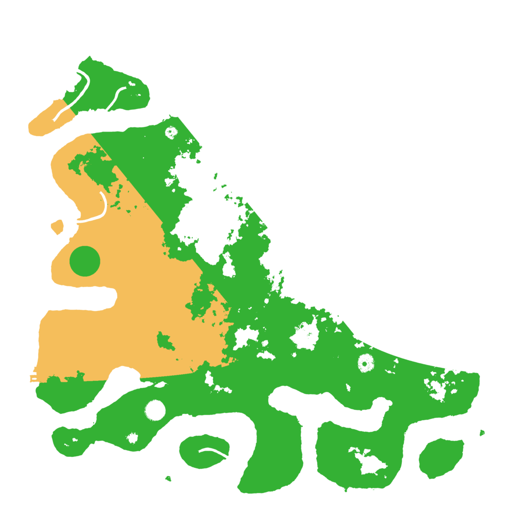 Biome Rust Map: Procedural Map, Size: 4500, Seed: 5008258