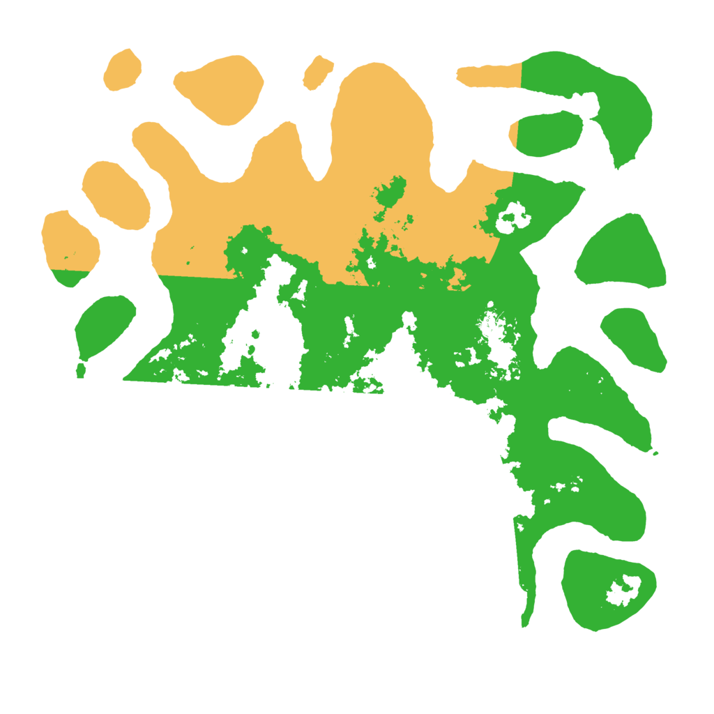 Biome Rust Map: Barren, Size: 4500, Seed: 5707869