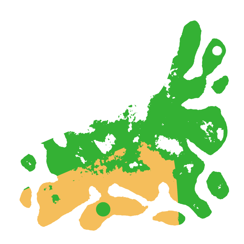 Biome Rust Map: Barren, Size: 4500, Seed: 2130703