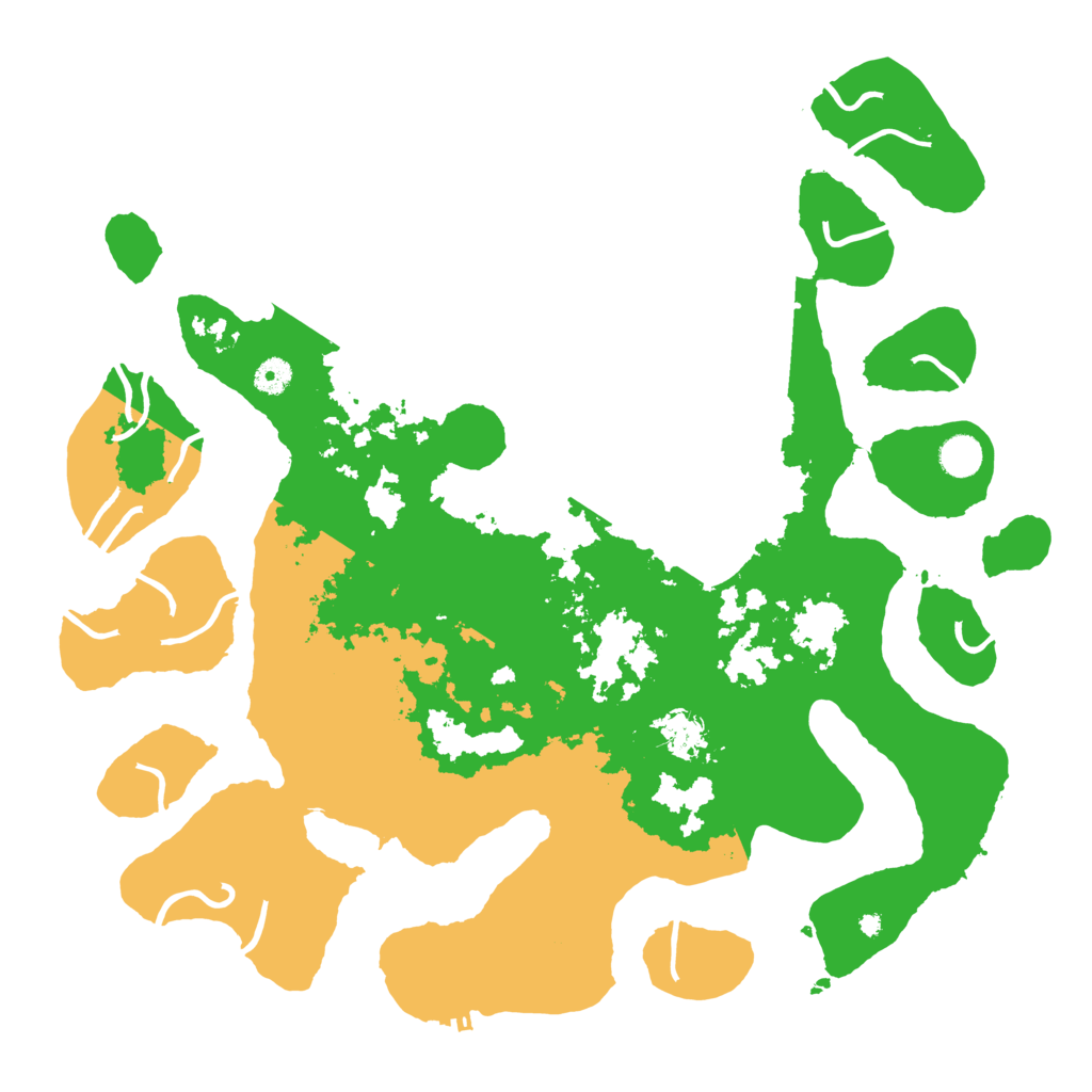 Biome Rust Map: Procedural Map, Size: 4500, Seed: 4788182