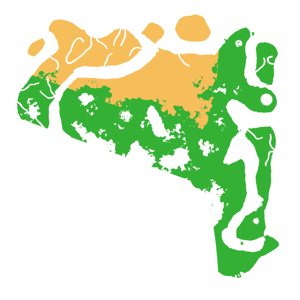 Biome Rust Map: Procedural Map, Size: 4500, Seed: 3995860