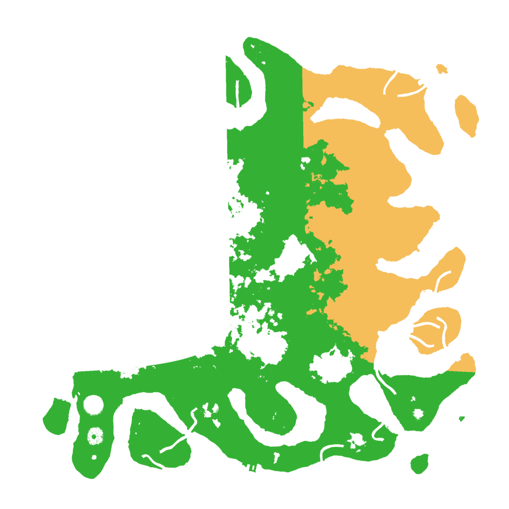 Biome Rust Map: Procedural Map, Size: 4500, Seed: 3343998