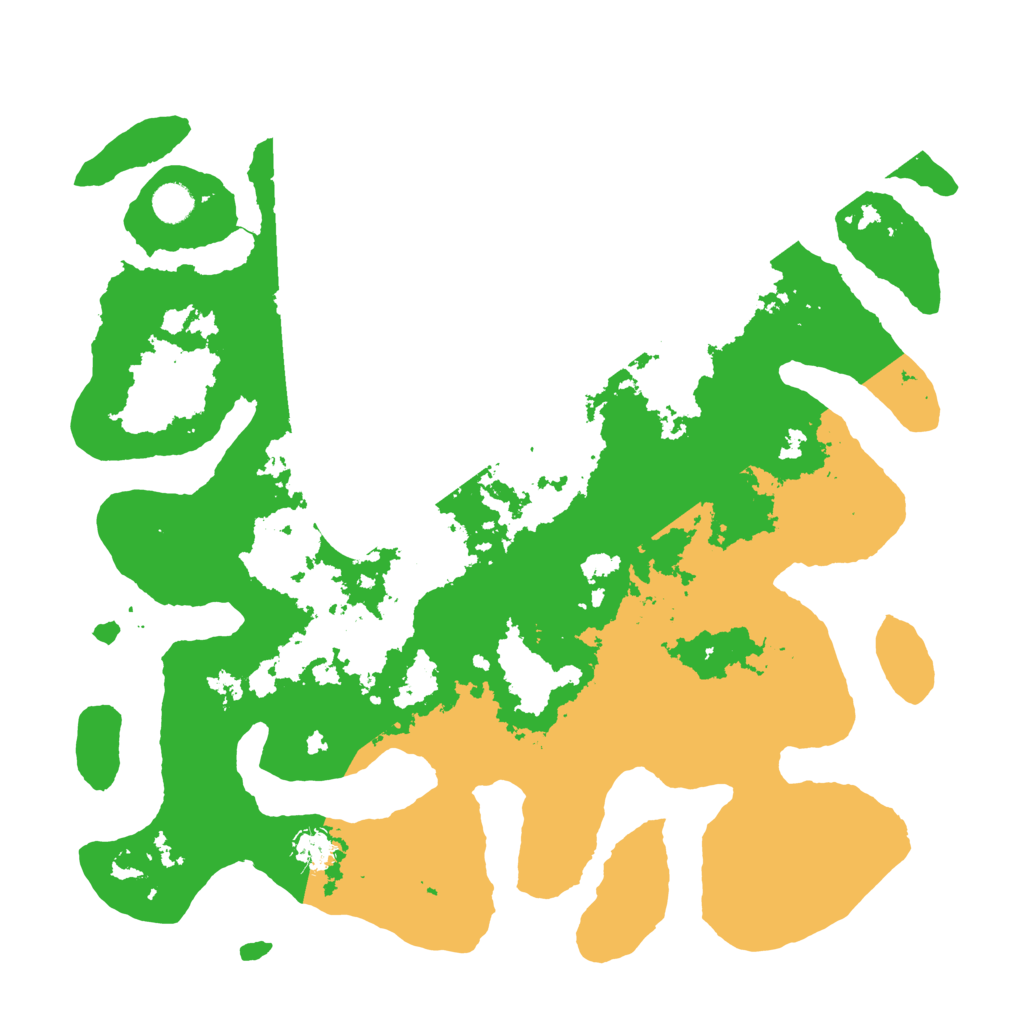 Biome Rust Map: Barren, Size: 4500, Seed: 5306230