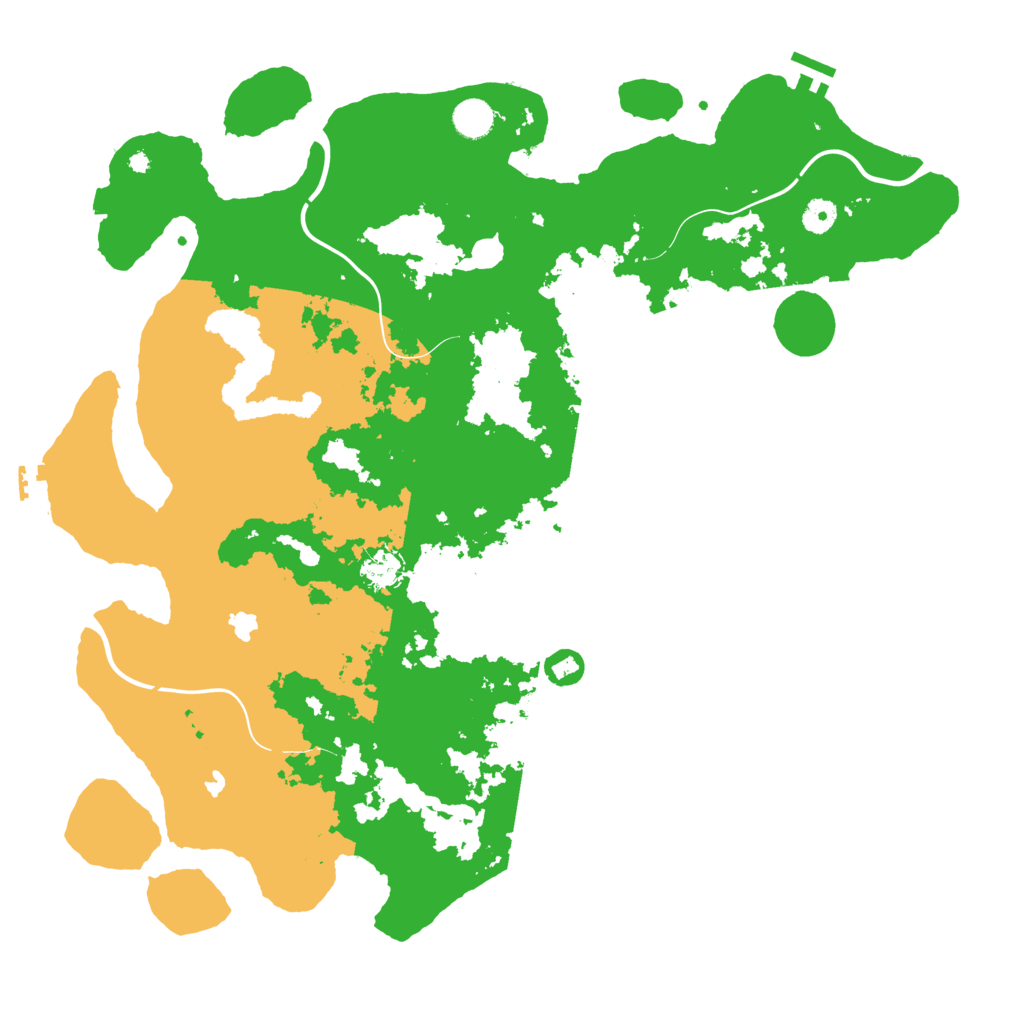 Biome Rust Map: Procedural Map, Size: 4500, Seed: 5708737