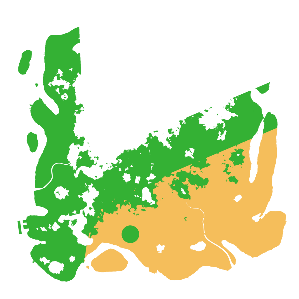 Biome Rust Map: Procedural Map, Size: 4500, Seed: 583772